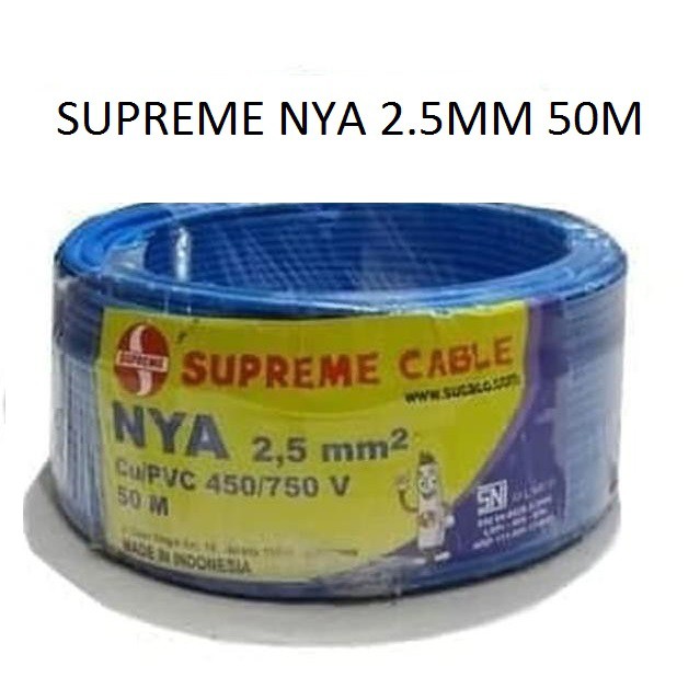 SUPREME KABEL NYA 1X2.5MM 50M - SUPREME KABEL NYA1X 2.5MM 100M