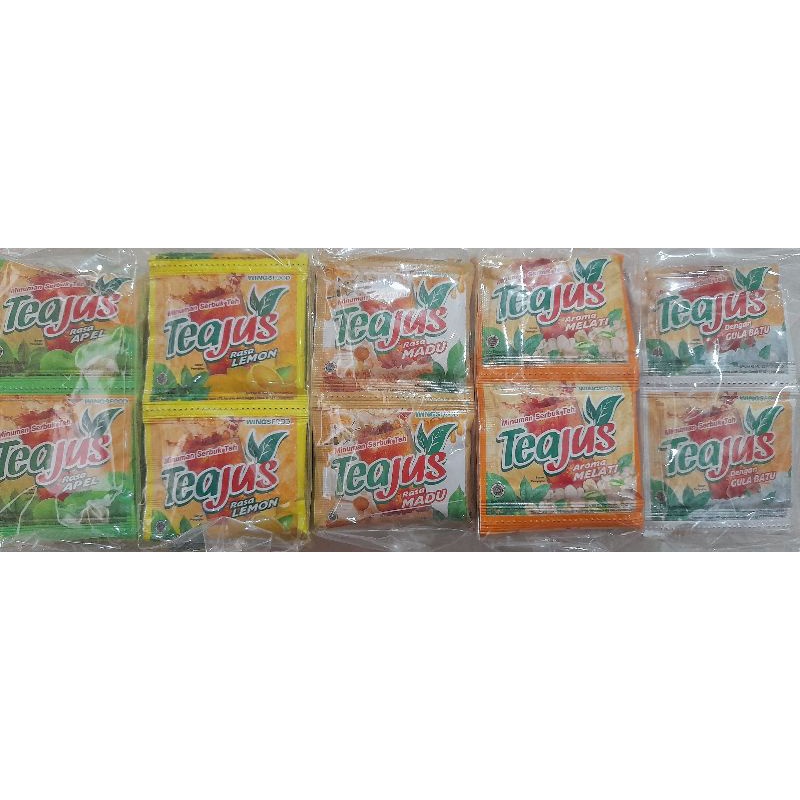 

minuman serbuk TeaJus (1 pak isi 6 renteng)