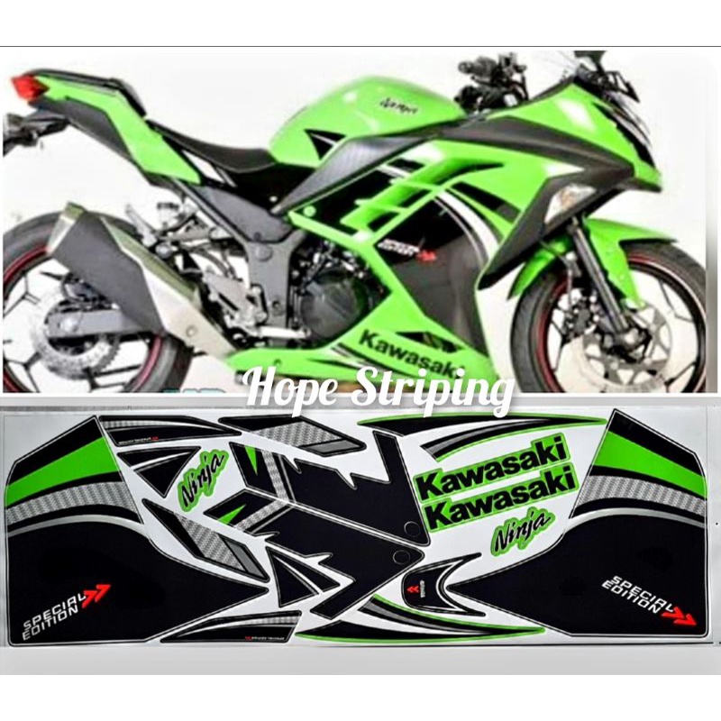 Striping Ninja 250 Fi Special Edition Hijau