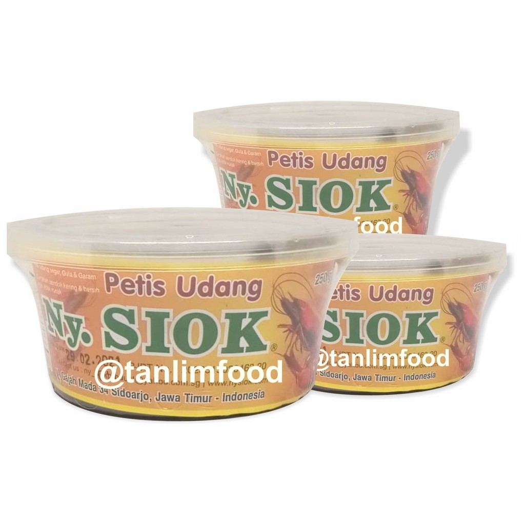 Petis Udang Promo Ny. Siok 250gr + Sambal Bawang Tanlim