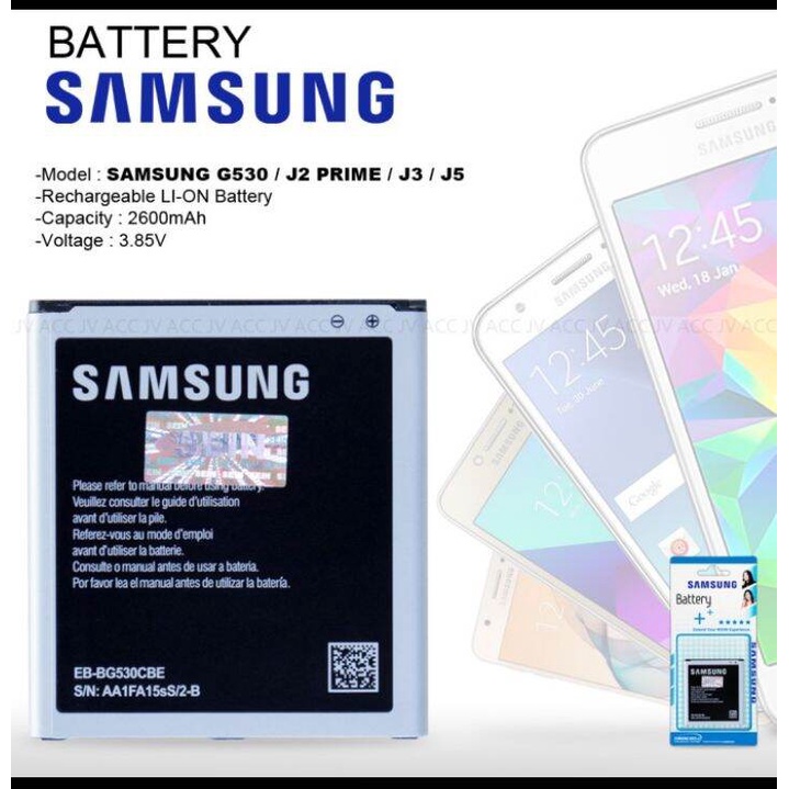 Baterai Batre Samsung Galaxy J2 Prime Original 100% Battery