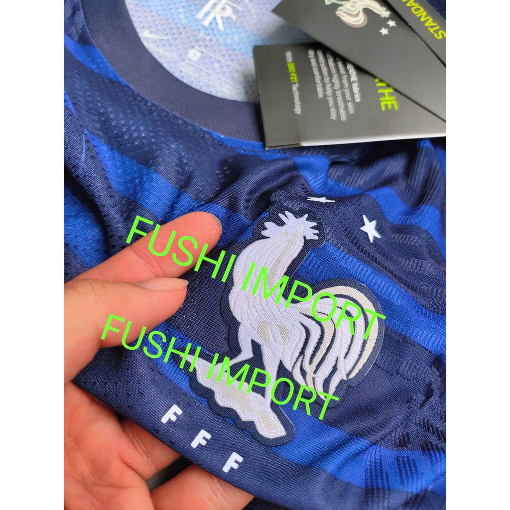 HQ PLAYER ISSUE - JERSEY BOLA PERANCIS HOME EU 2021 VAPORKNIT HIGH QUALITY IMPORT