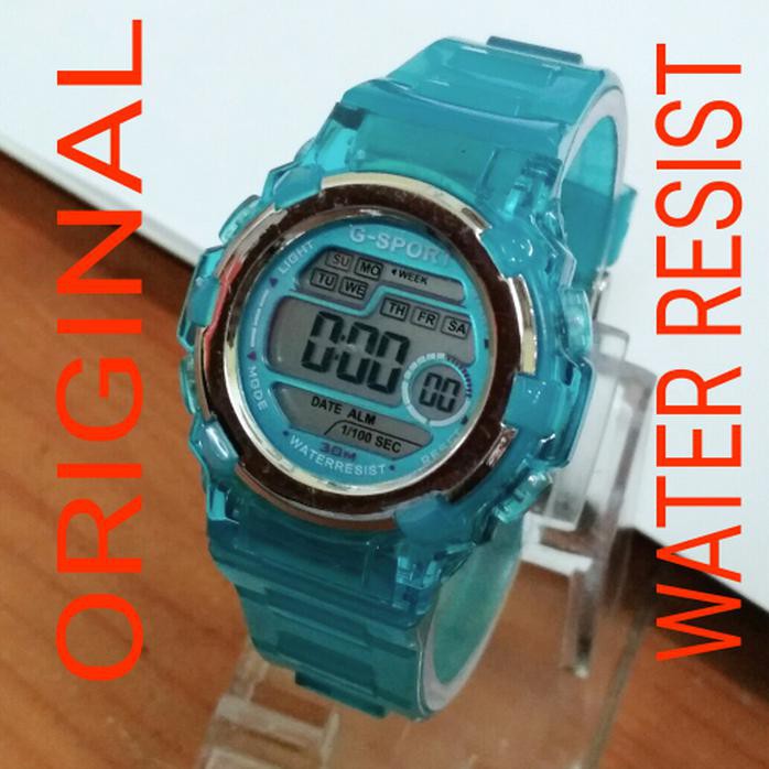 Stok Terbatas Jam Tangan Pria Wanita Q&Q Transparan (G-Shock Baby-G Skmei Rolex)