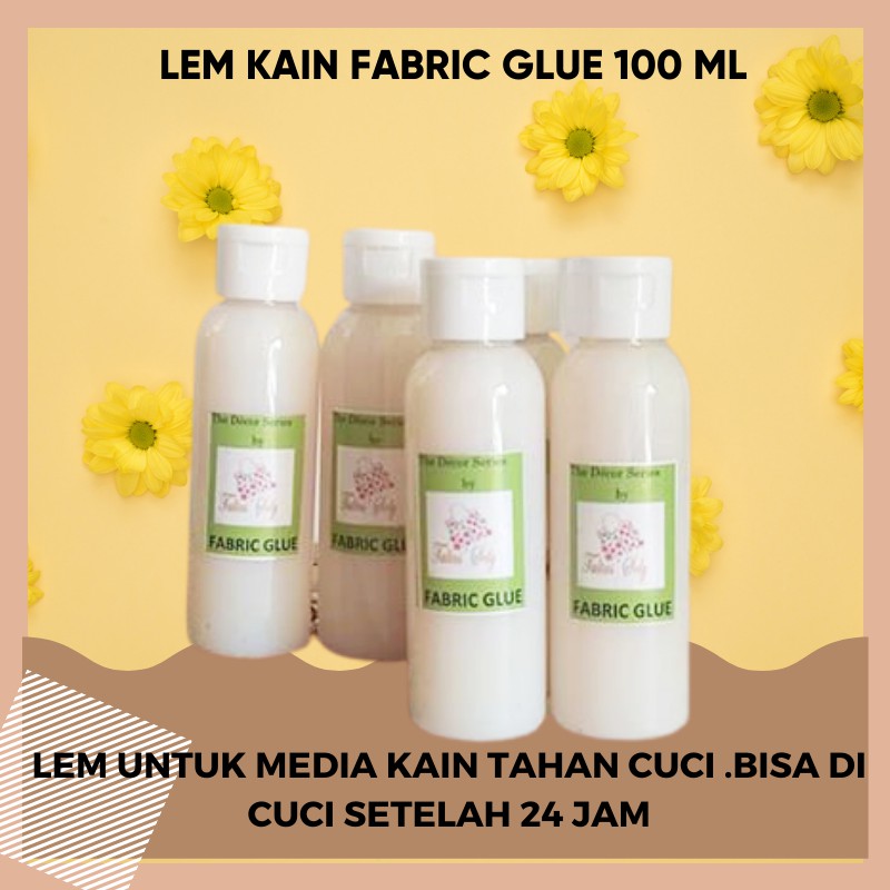 Fabric glue  Lem Kain untuk Decoupage dan Craft Kerajinan  Lain Ukuran 100 Ml