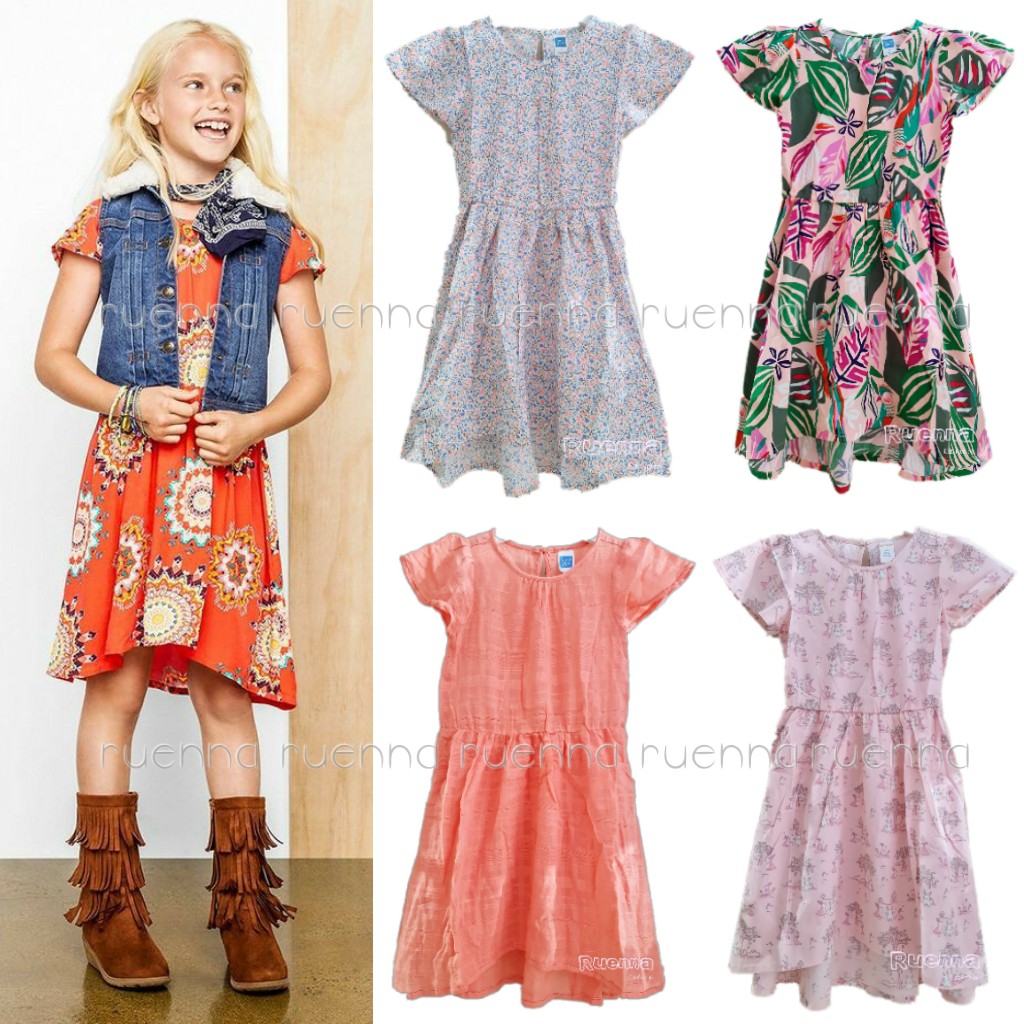 Gymbo / Bee & Bae / Crazy8 Mix Dress Anak