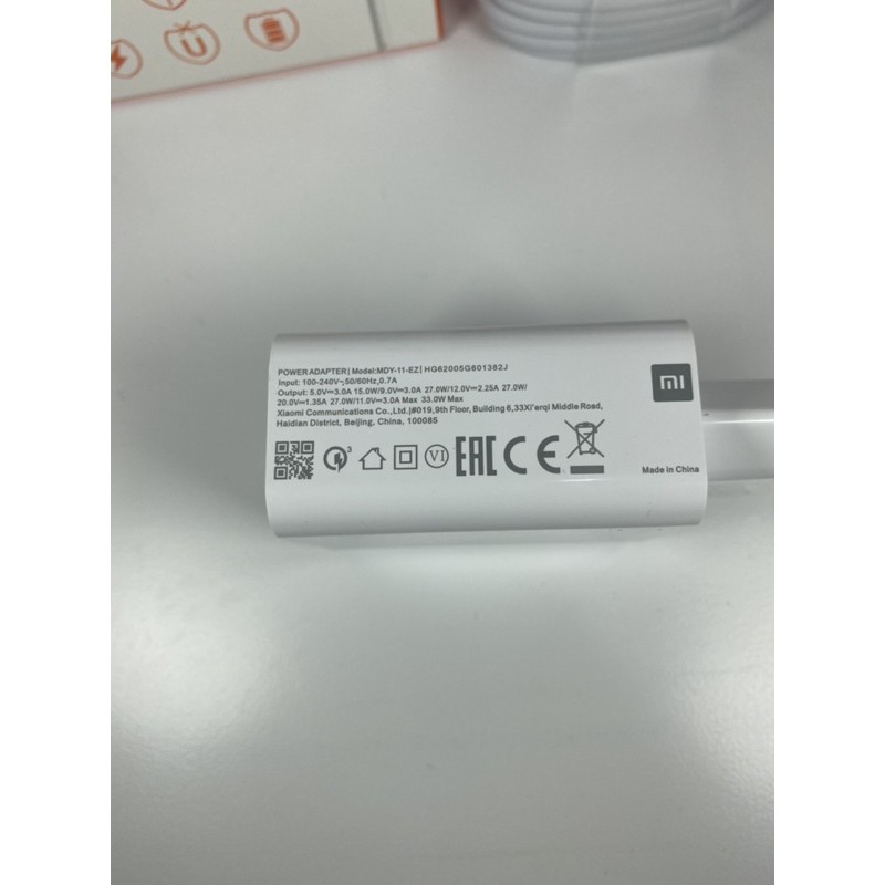 Charger Xmi 33Watt USB TYPE C Fast Charging ORIGINAL 100%