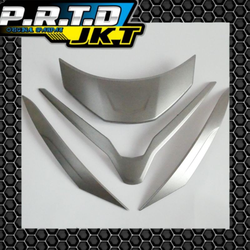 Cover Garnis Aksesoris All New Pcx150 Abu Doff Original
