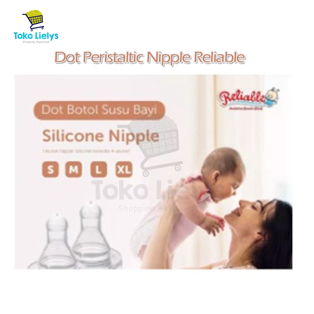 Dot Peristaltic Nipple Reliable Ukuran S M L XL