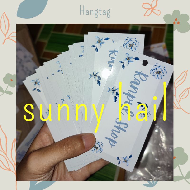 Hangtags Custom 1 sisi | Cetak Hangtags Custom Murah