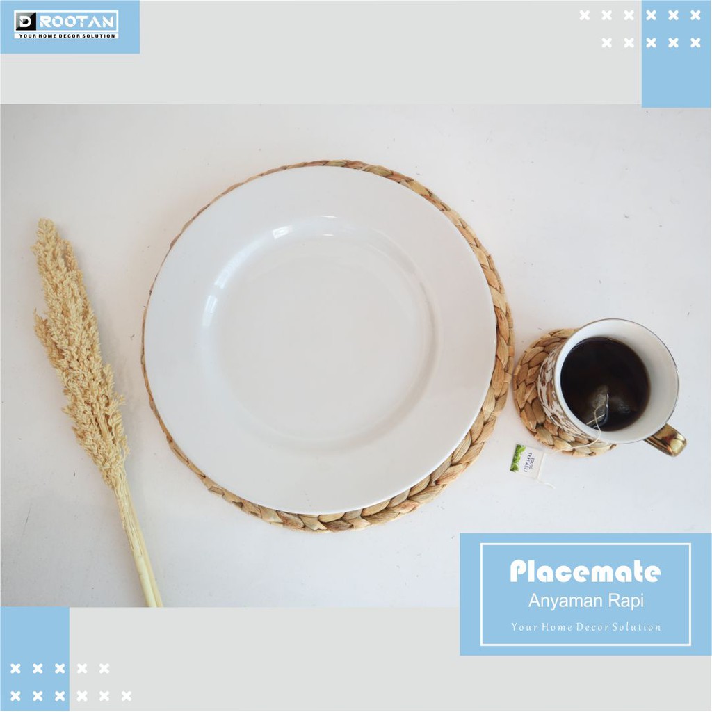 TERMURAH PLACEMAT PIRING ECENG GONDOK / PLACEMAT ECENG GONDOK / TATAKAN PIRING MURAH BERKUALITAS