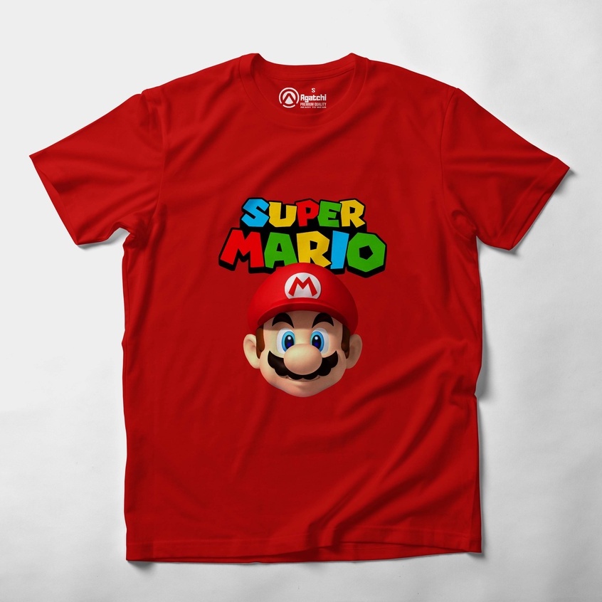 Kaos Atasan Anak Laki Laki Kids T Shirt Super Mario