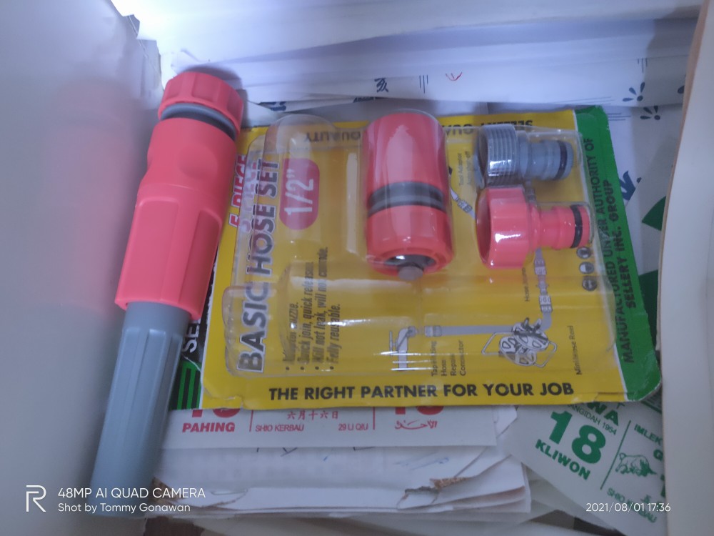 Semprotan Air 5 Pcs Basic Hose Set 1/2 Sellery 60110 + Sambungan Selang