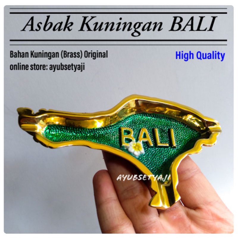 Asbak BALI Kuningan antik asbak Pulau Bali Indonesia Souvenir asbak antik unik Aksesoris asbak meja