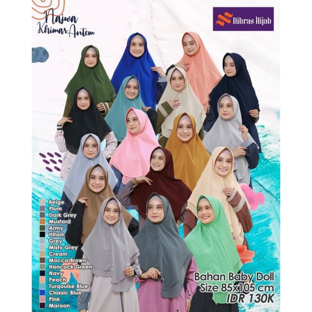 PROMO DISKON HIJAB NAJWA NIBRAS TERBARU