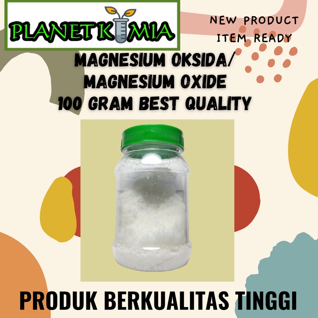 Magnesium Oksida / Magnesium Oxide / MgO 100 gram Best Quality