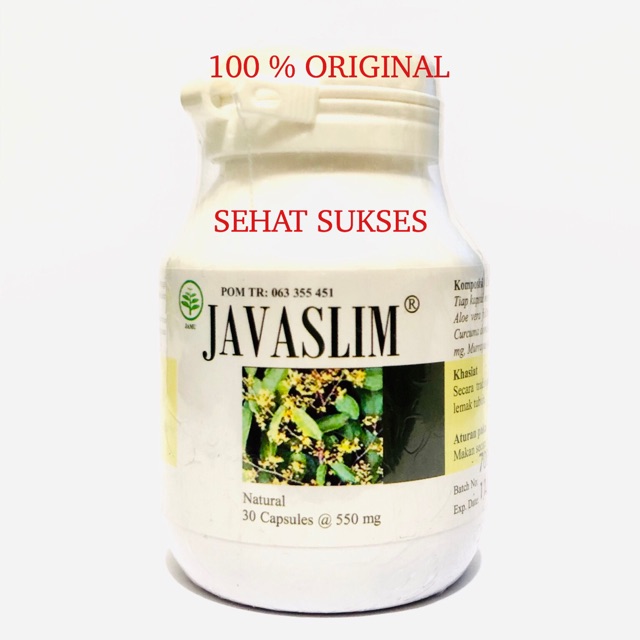 JAVA SLIM ISI 30 KAPSUL ~ OBAT DIET &amp; PELANGSING