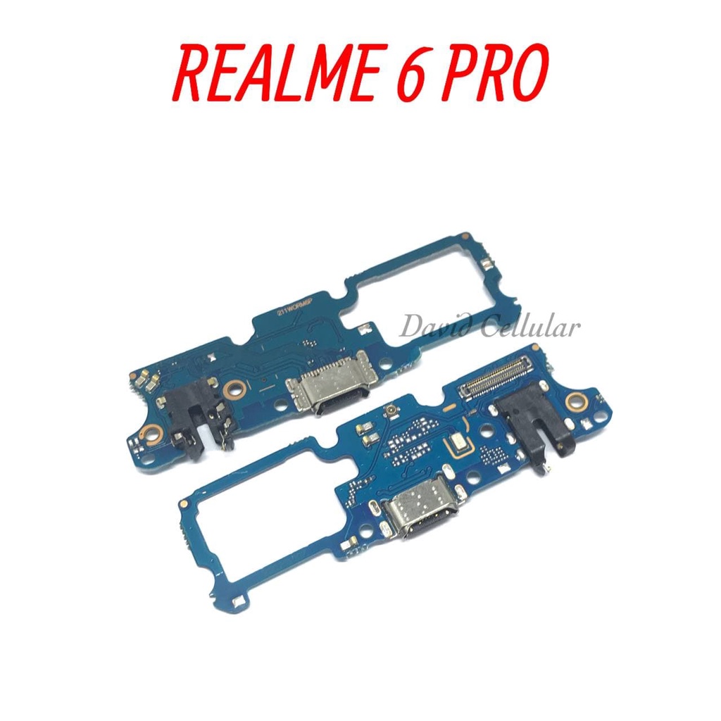 PCB REALME 6 PRO - PAPAN KONEKTOR CAS