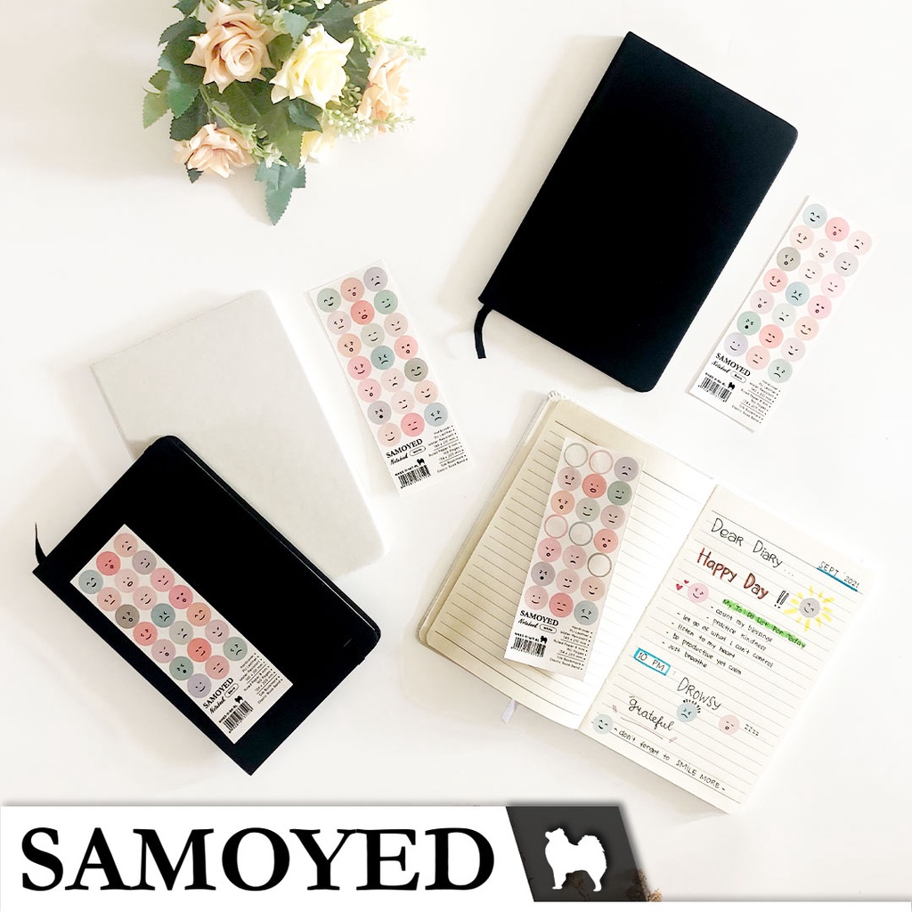 

Rad Buku Tulis / Catatan / Agenda / Jurnal / Notebook / Diary / Journal Hardcover A5 Samoyed NBHS-11