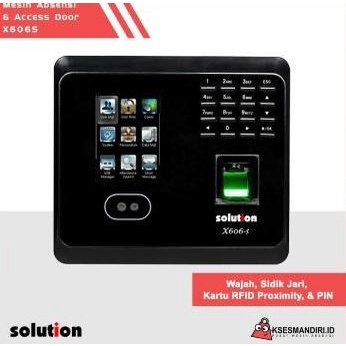 

Mesin Absensi Fingerprint dan Akses Pintu Solution X606S