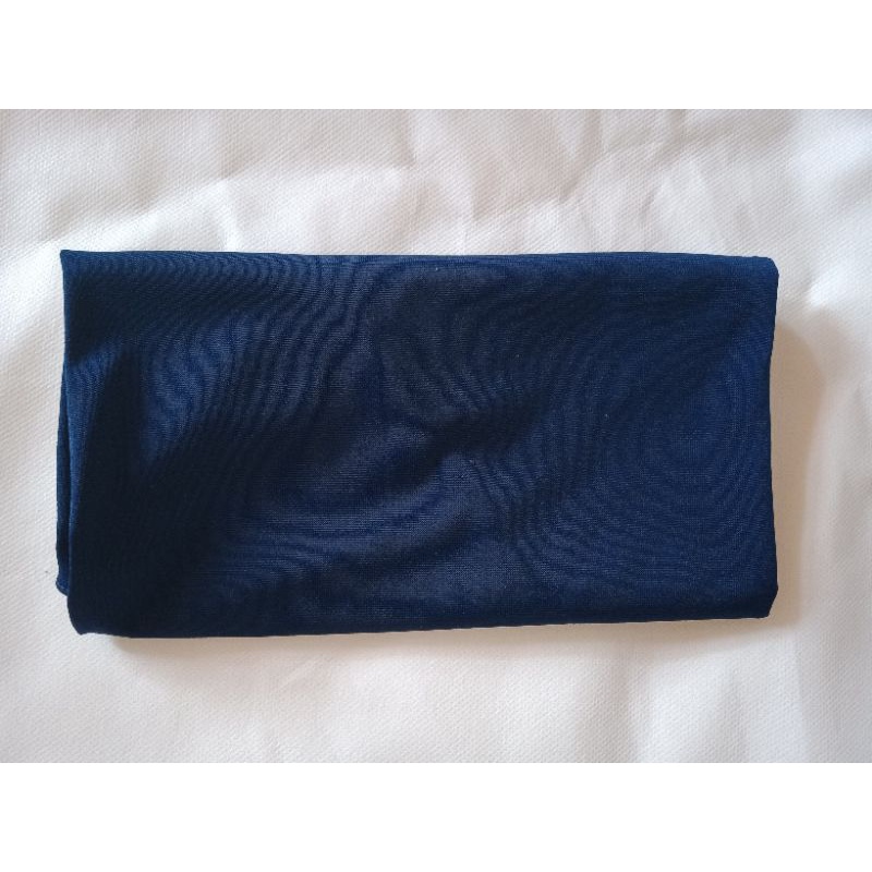 kerudung sport instan no pet JERSEY | jilbab sport | hijab instant olahraga volly basket renang jogging yoga dll-Navy