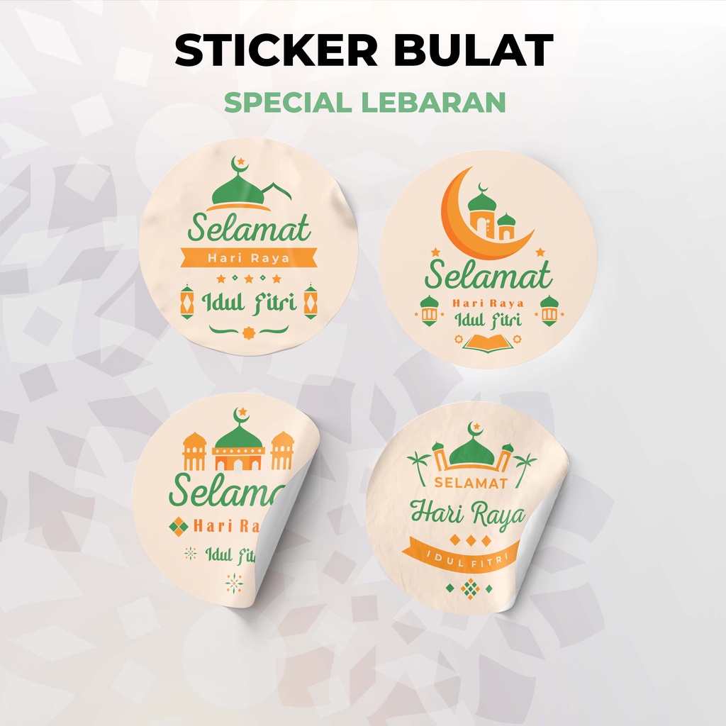 

Artomaringi Stiker Idul Fitri/Stiker Lebaran/Stiker Ucapan Hari Raya F09