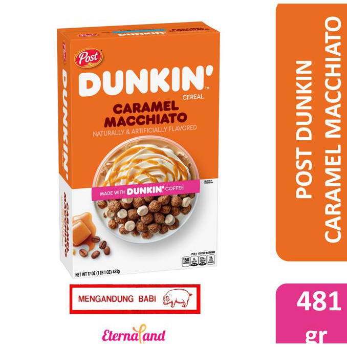 

Promo Post Dunkin Caramel Macchiato - sereal rasa kopi marshmallow NON HALAL