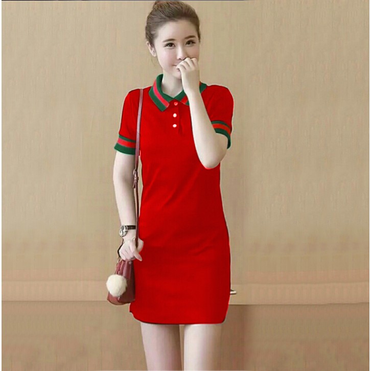 [Dress wk guci Var Warna RO] Dress Wanita Babyterry