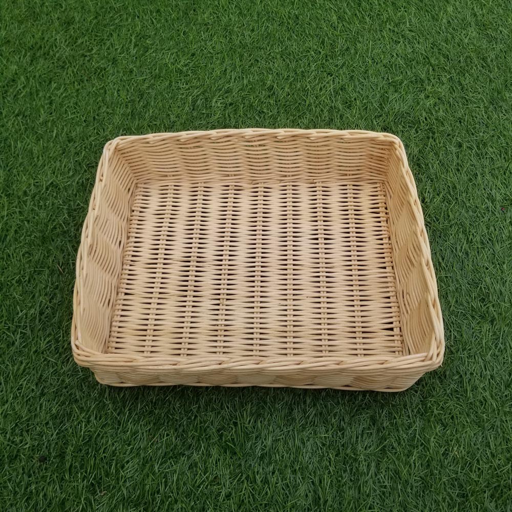 Kerajinan Tangan Rotan - Keranjang Parsel Persegi - 29x22x7cm