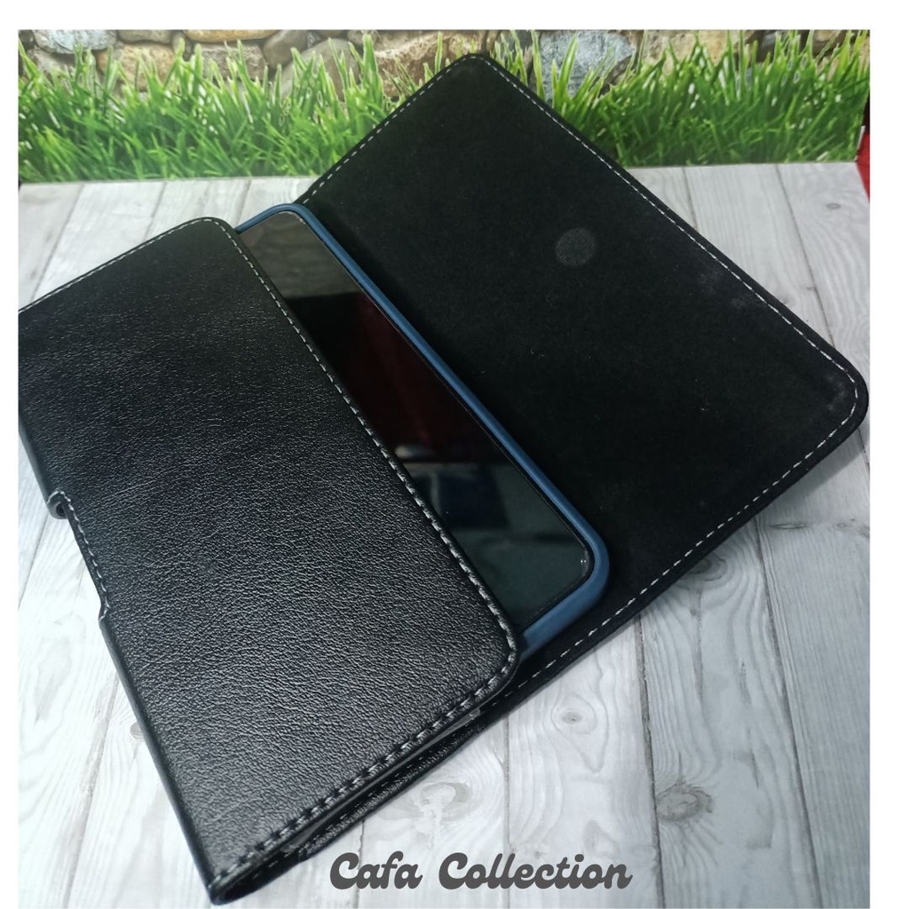 DOMPET HP PINGGANG HORIZONTAL 1 SLOT &amp; 2 SLOT UKURAN 6'5 INCHI / SARUNG HP PINGGANG TIDUR 1 &amp; 2 RUANG / DOMPET HP PINGGANG PRIA MODEL TIDUR