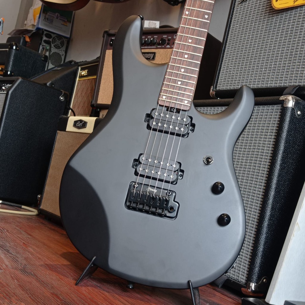 STERLING JP60 Electric Gitar SBK Stealth Black