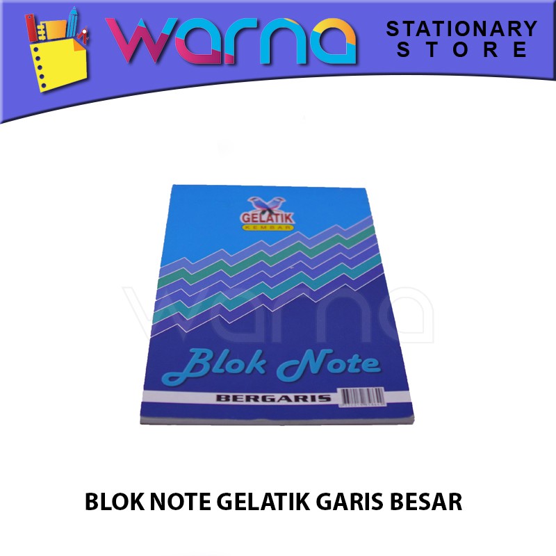 

BLOK NOTE GELATIK GARIS BESAR