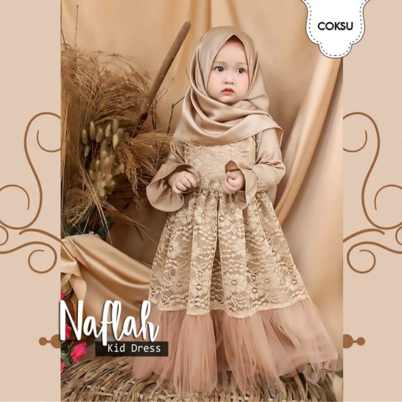 MAXY NAFLAH KID FASHION PAKAIAN ANAK PEREMPUAN DRESS GAMIS MAXI JCHM