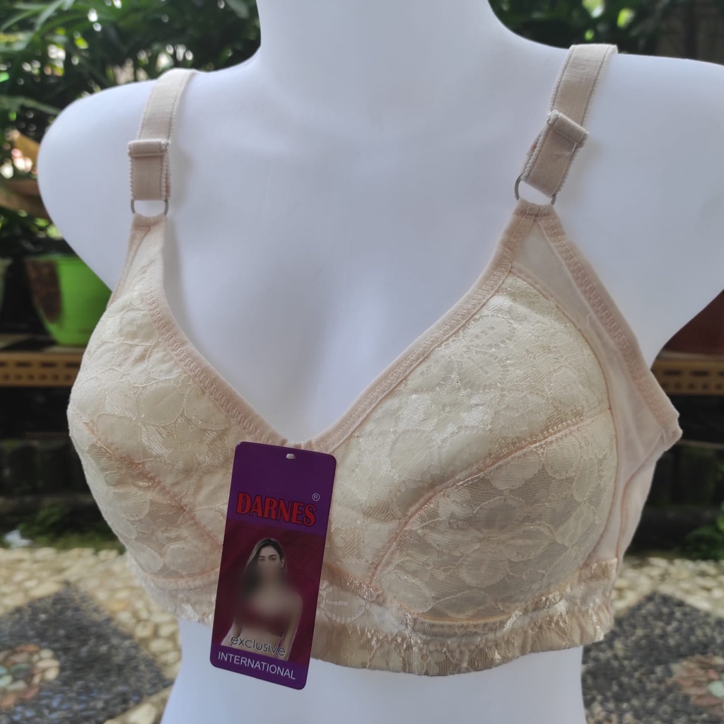 Darnes - 1 Pcs BH Wanita, Bra, Pakaian Dalam Wanita - Bermotif, tanpa busa, tanpa kawat - Bisa COD / Bayar di tempat