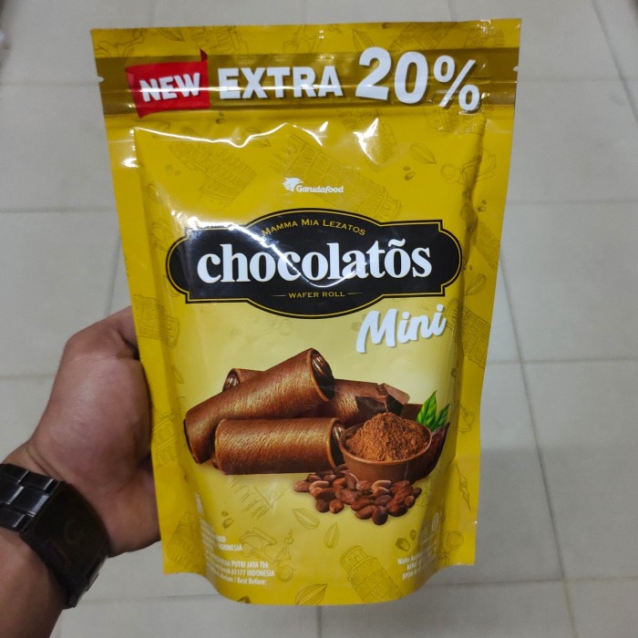 

CHOCOLATOS WAFER ROLL MINI POUCH 70GR