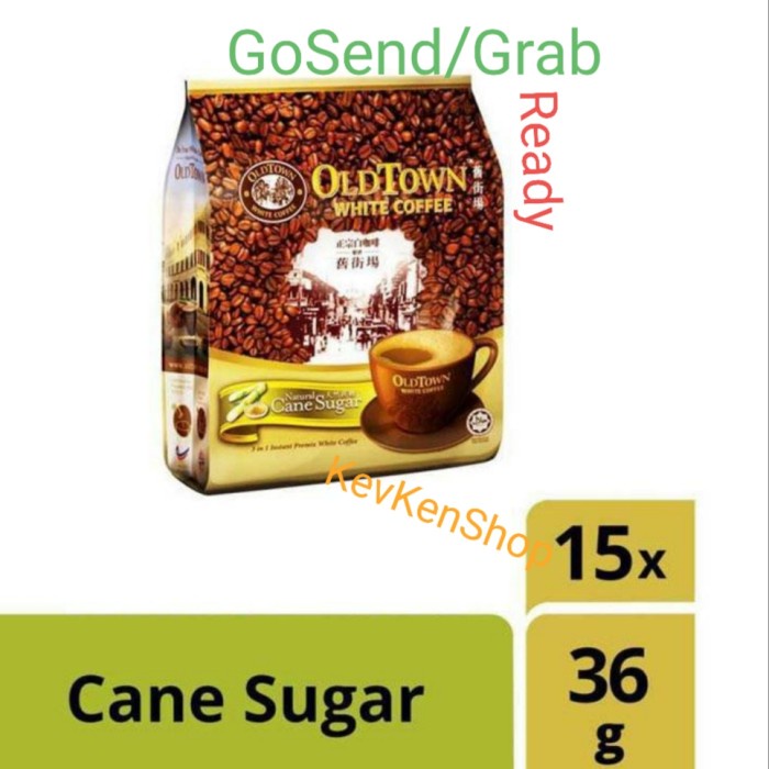 

(TERLARIS) OldTown White Coffee Old Town Malaysia Cane Sugar 3in1 kopi 15 sachet