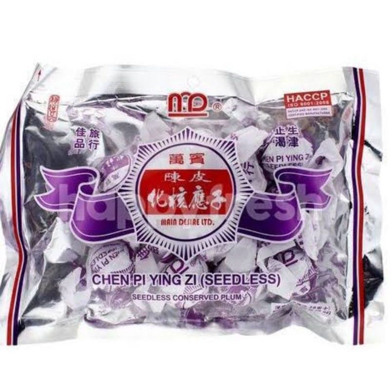 

chen pi ying zi per pack 454gr/Chen Pi mei 454 gr/plum manisan tanpa biji seedles