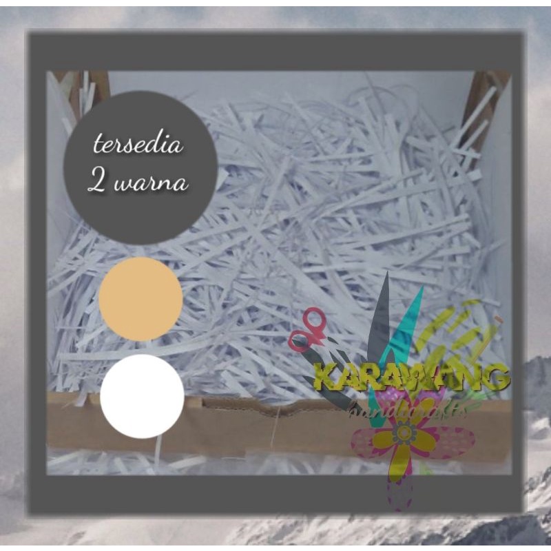 

Kertas serut / kertas cacah / kertas suwir /