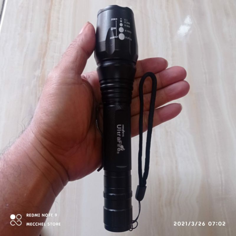 Senter Tactical Ultrafire E27 Cree XML T6 8000Lumens