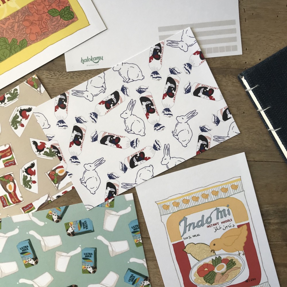 

HALOKAMU Postcard / Kartu Pos Ilustrasi 02/02