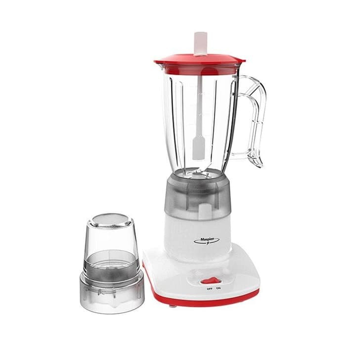 MASPION Blender Plastik 1 Liter 2in1 2 Tabung MT 1206 - Garansi Resmi 1 Tahun