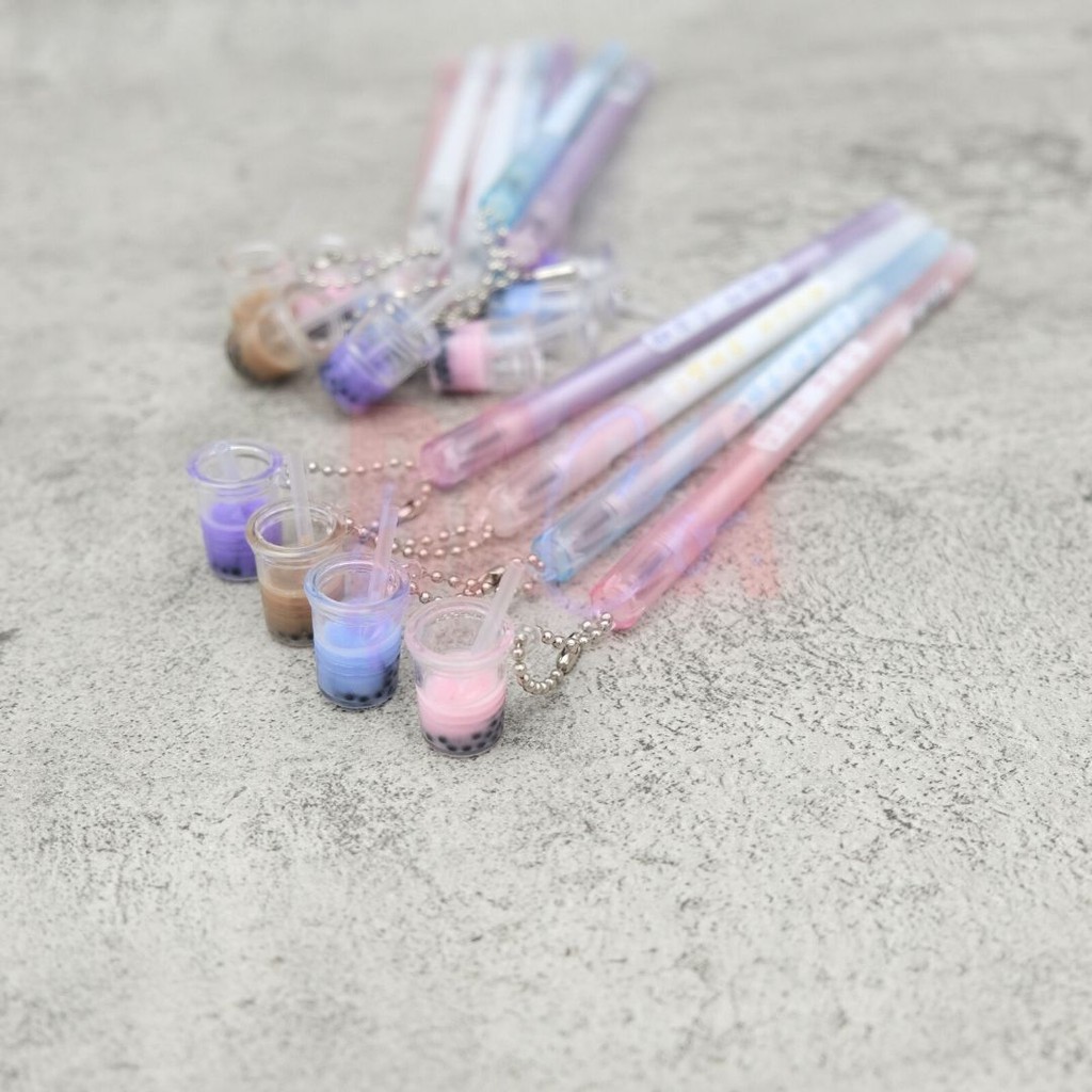 PEN MURAH PULPEN BOBA PEN BUBBLE TEA PEN LUCU BOLPEN UNIK PULPEN MURAH PEN GROSIR ATK MURAH-1