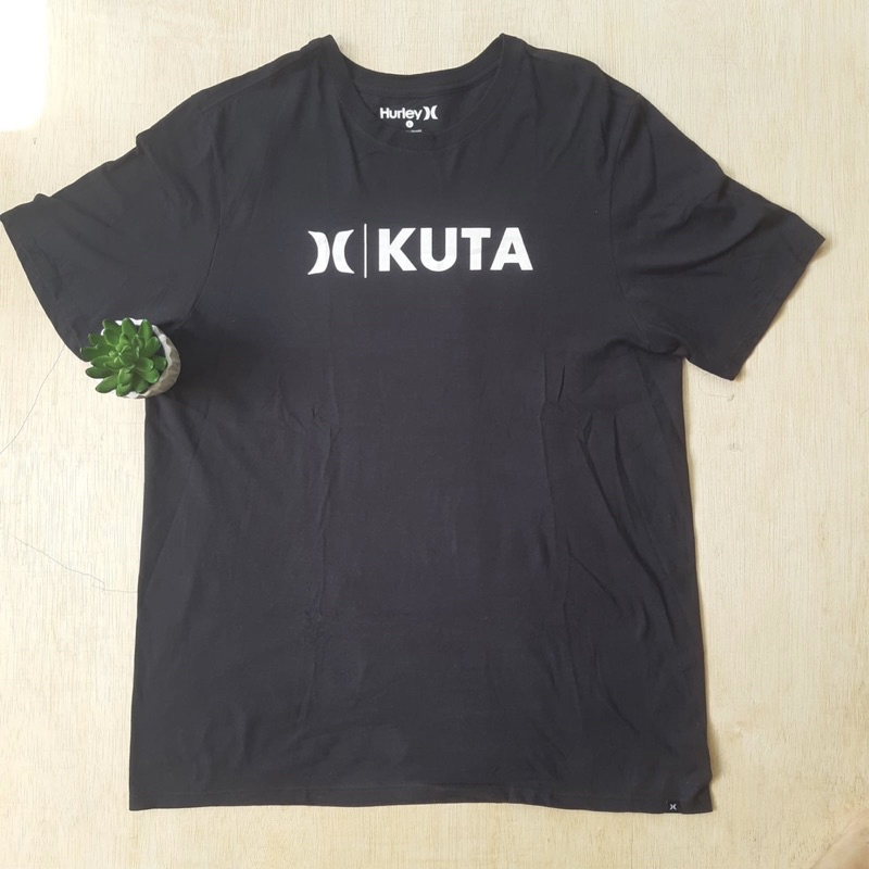 HURLEY baju kaos destinasi KUTA hitam ORIGINAL 100% SALE