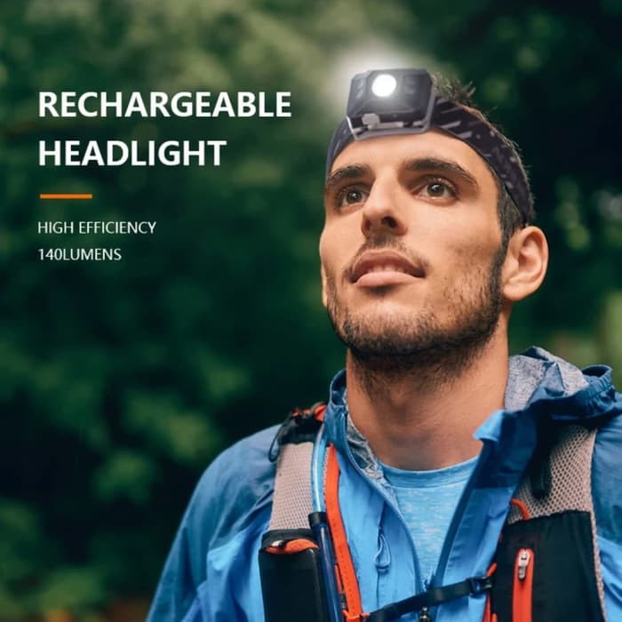 Aonijie Headlamp 140 lumens rechargeable