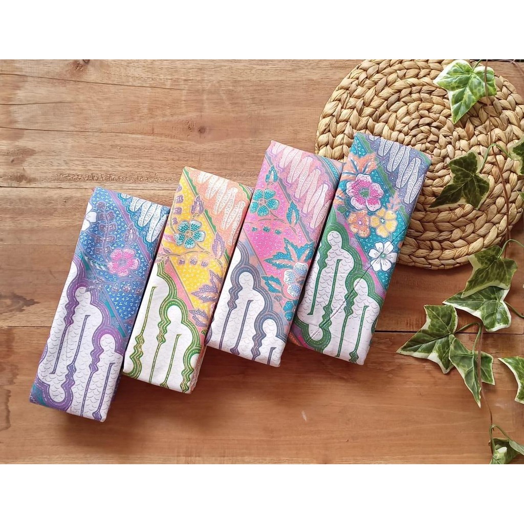 KAIN BATIK motif LIRIS BUNGA KAIN CERAH BATIKSOFT PEKALONGAN