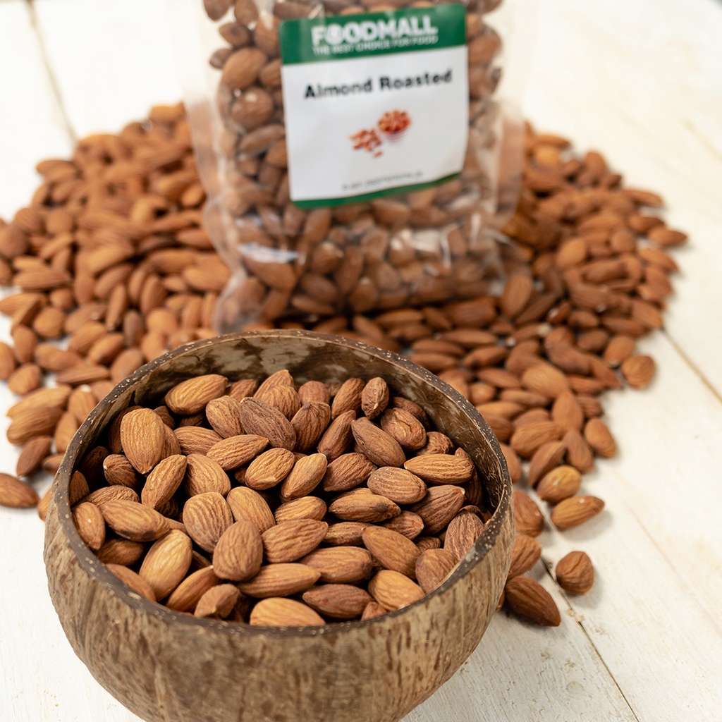 Almond Roasted / Kacang Almond Panggang 250 gram Cemilan Sehat dan Enak