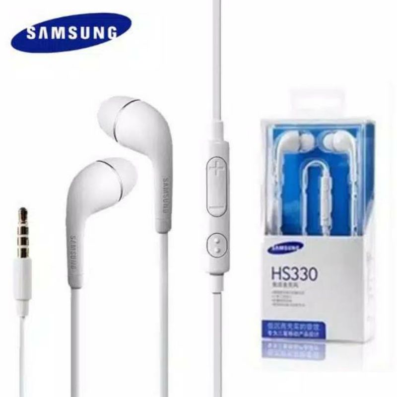 HF HEADSET/EARPHONE SAMSUNG HS-330 S4/S5/J7 ORIGINAL 100% SUPERBASS + GARANSI