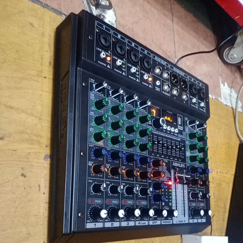 MIXER ASHLEY 6ch SAMSON 6/SAMSON6 BLUETOOTH USB ORIGINAL