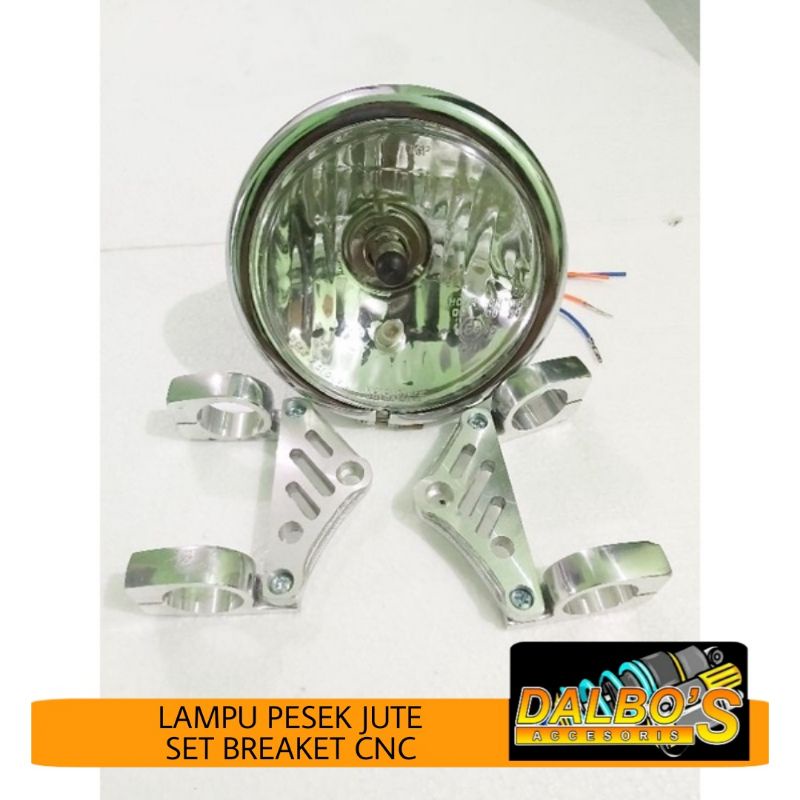 lampu pesek jute set pangkon breaket cnc pnp gl  tiger lampu pesek set pangkon as33