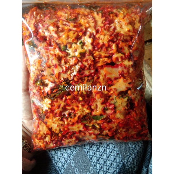 

kerupuk seblak bintang pedas gurih 500gram