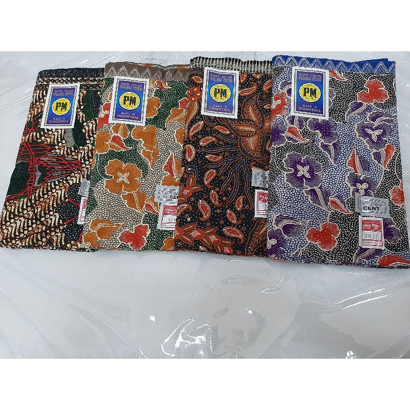 Pulau Mas Biru Kain Batik Wanita 91 B